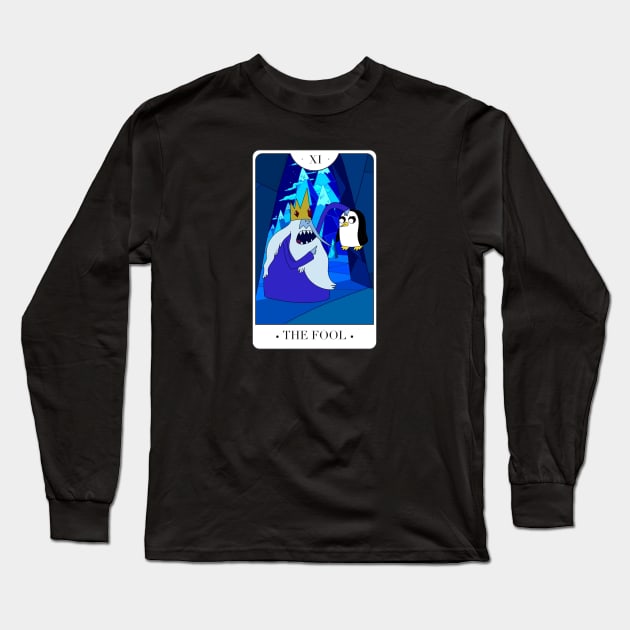 Ice king - adventure time tarot card Long Sleeve T-Shirt by kvothewordslinger